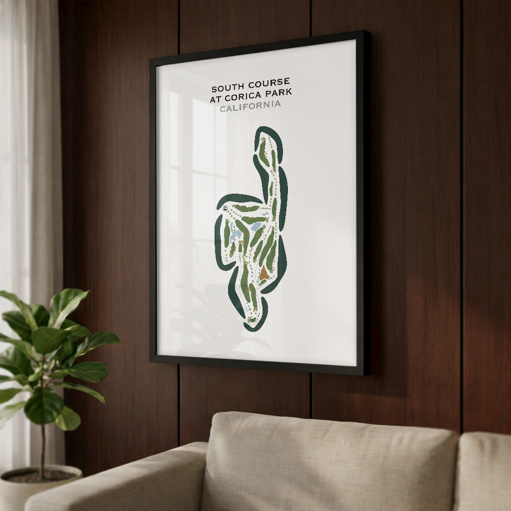 South Course at Corica Park, California - Printed Golf Courses