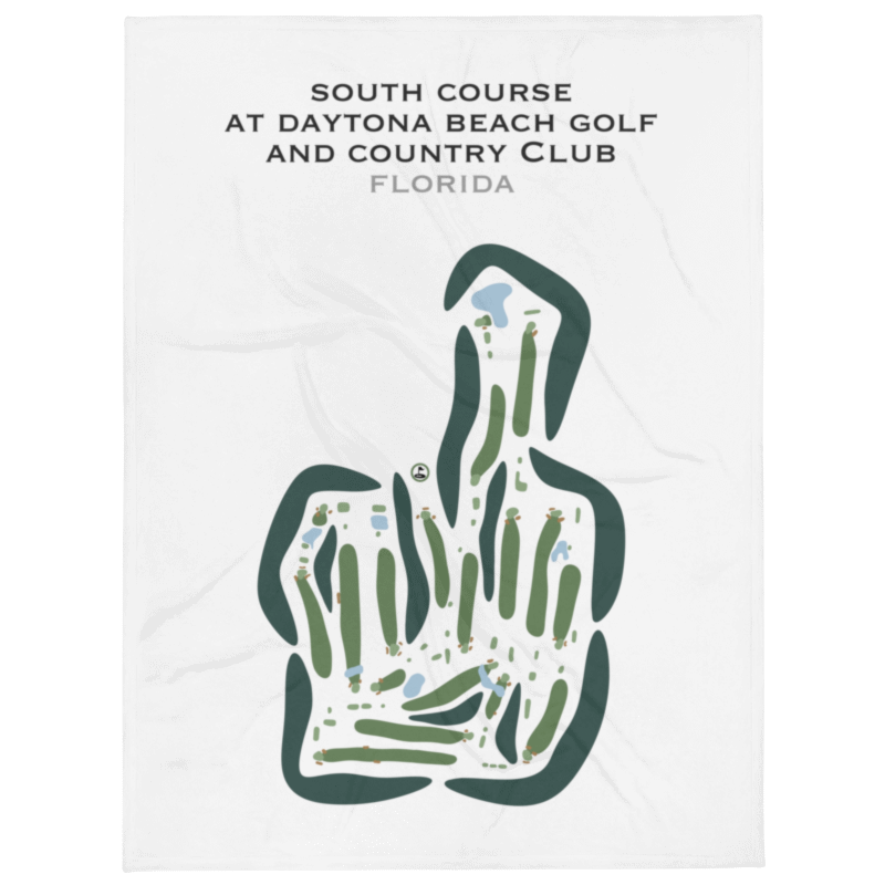 South Course at Daytona Beach Golf & Country Club, Florida - Printed Golf Courses