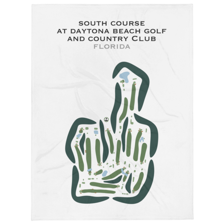 South Course at Daytona Beach Golf & Country Club, Florida - Printed Golf Courses