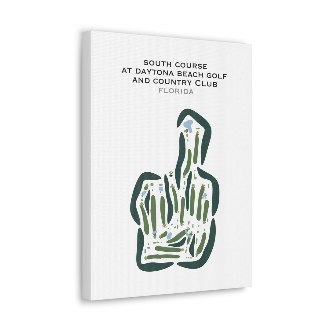 South Course at Daytona Beach Golf & Country Club, Florida - Printed Golf Courses