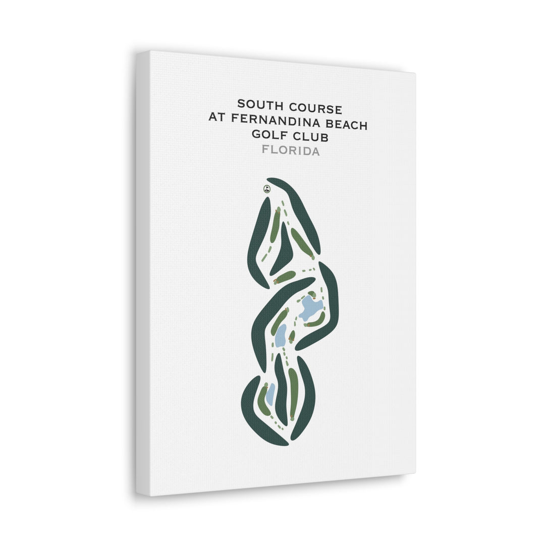 South Course at Fernandina Beach Golf Club, Florida - Printed Golf Courses