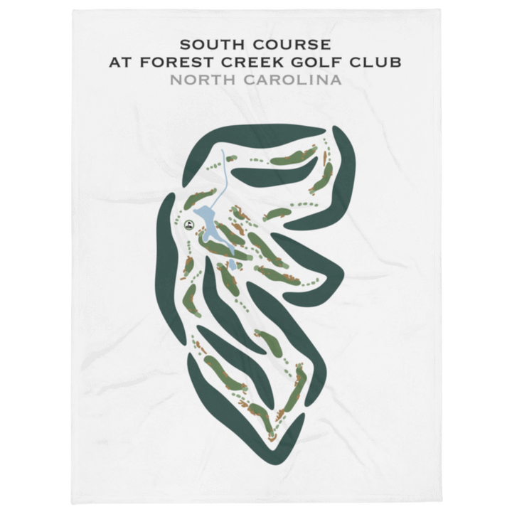 South Course at Forest Creek Golf Club, North Carolina - Printed Golf Courses