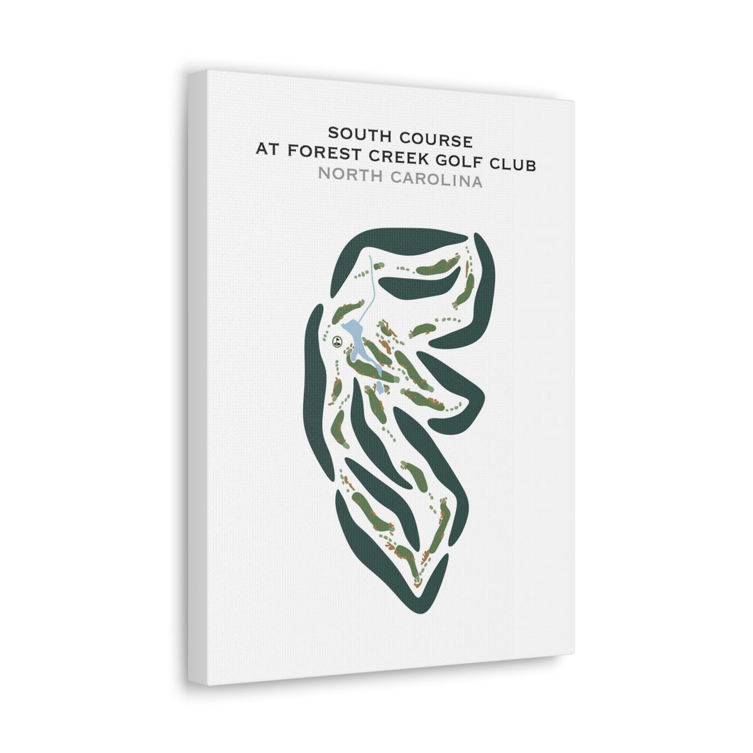 South Course at Forest Creek Golf Club, North Carolina - Printed Golf Courses