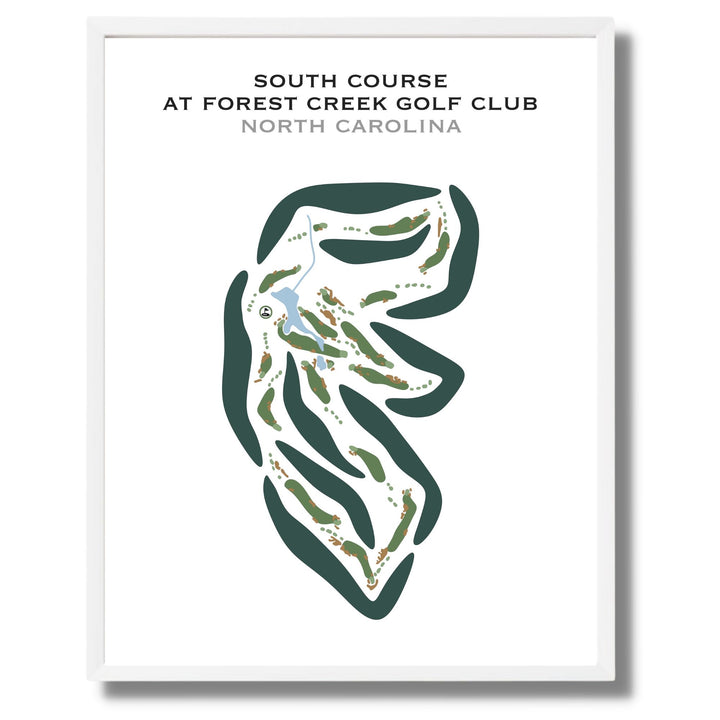 South Course at Forest Creek Golf Club, North Carolina - Printed Golf Courses