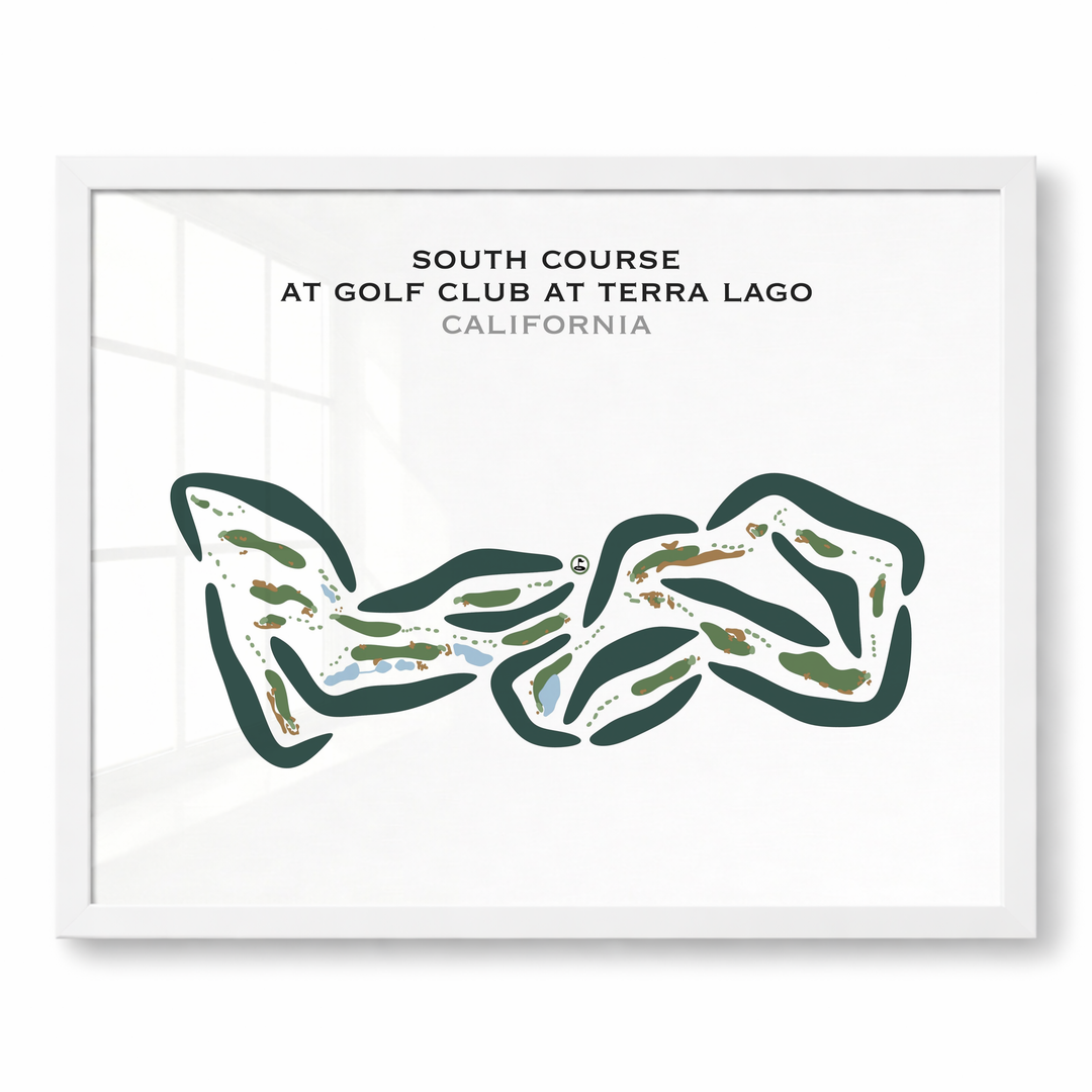 South Course at Golf Club At Terra Lago, California - Printed Golf Courses