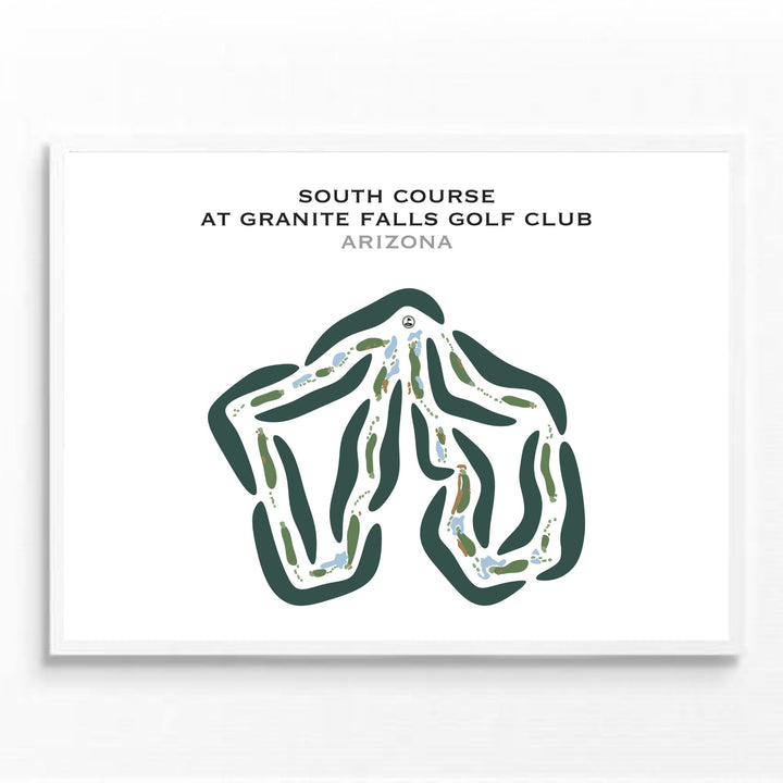 South Course at Granite Falls Golf Club, Arizona - Printed Golf Courses