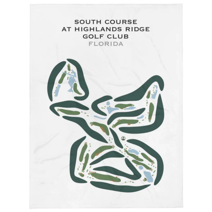 South Course at Highlands Ridge Golf Club, Florida - Printed Golf Courses