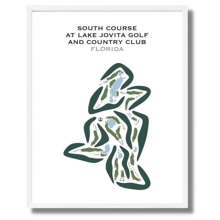 South Course at Lake Jovita Golf & Country Club, Florida - Printed Golf Courses
