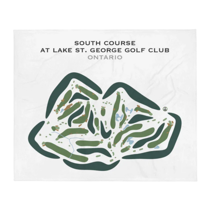South Course at Lake St. George Golf Club, Ontario, Canada - Printed Golf Courses