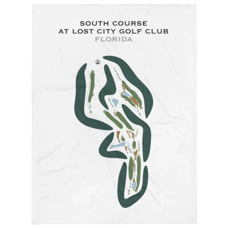 South Course at Lost City Golf Club, Florida - Printed Golf Courses
