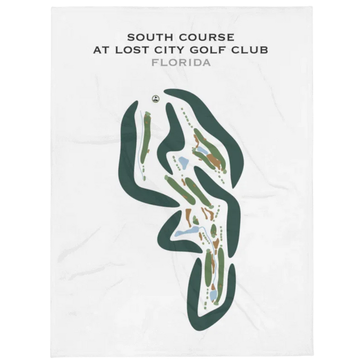 South Course at Lost City Golf Club, Florida - Printed Golf Courses