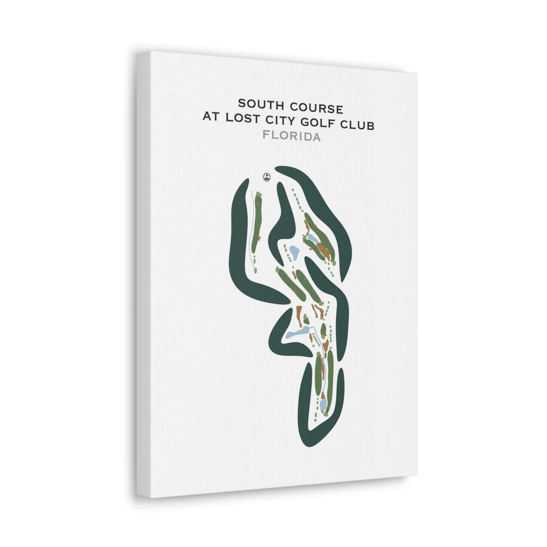 South Course at Lost City Golf Club, Florida - Printed Golf Courses