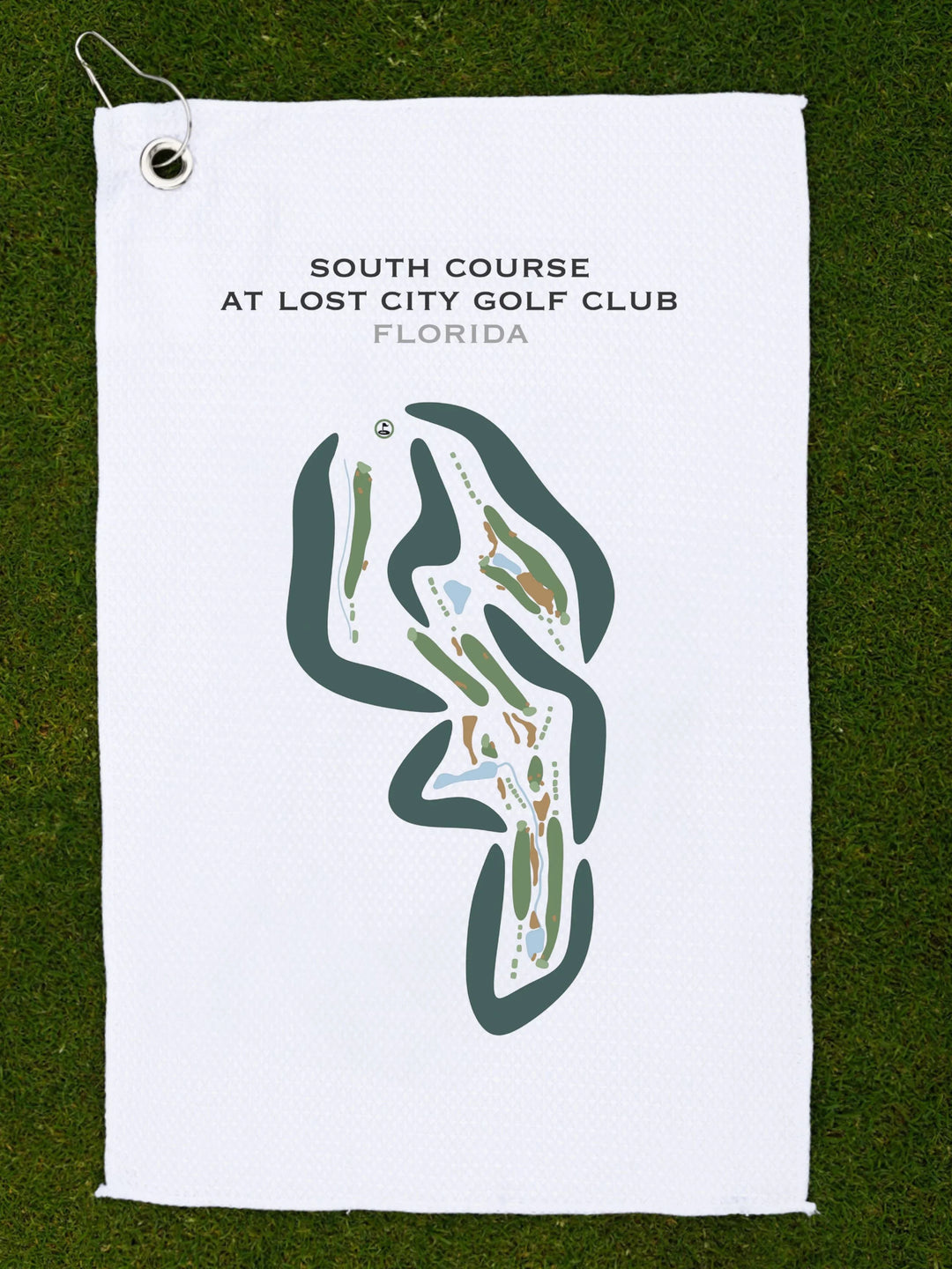 South Course at Lost City Golf Club, Florida - Printed Golf Courses