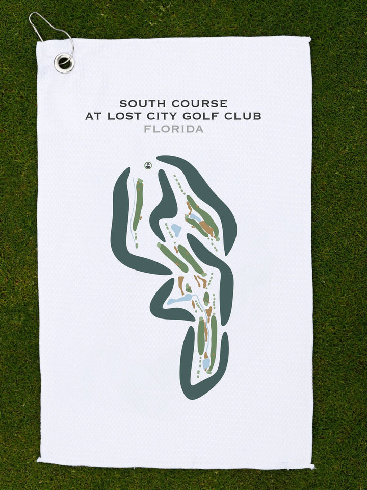 South Course at Lost City Golf Club, Florida - Printed Golf Courses