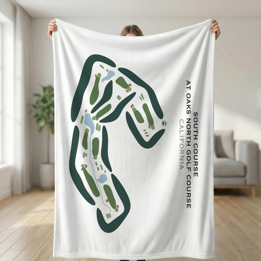 South Course at Oaks North Golf Course, California - Printed Golf Courses