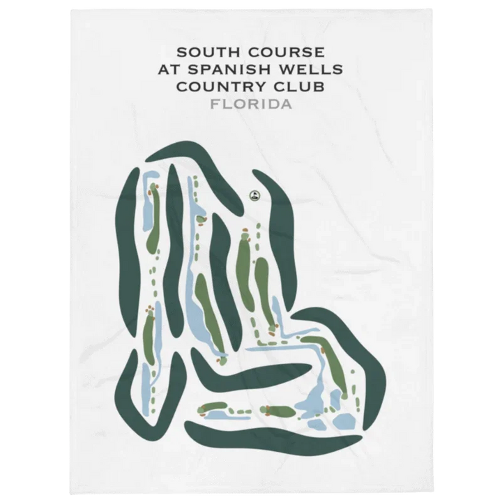 South Course at Spanish Wells Country Club, Florida - Printed Golf Courses