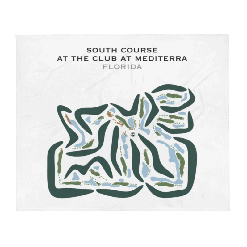 South Course at The Club at Mediterra, Florida - Printed Golf Courses