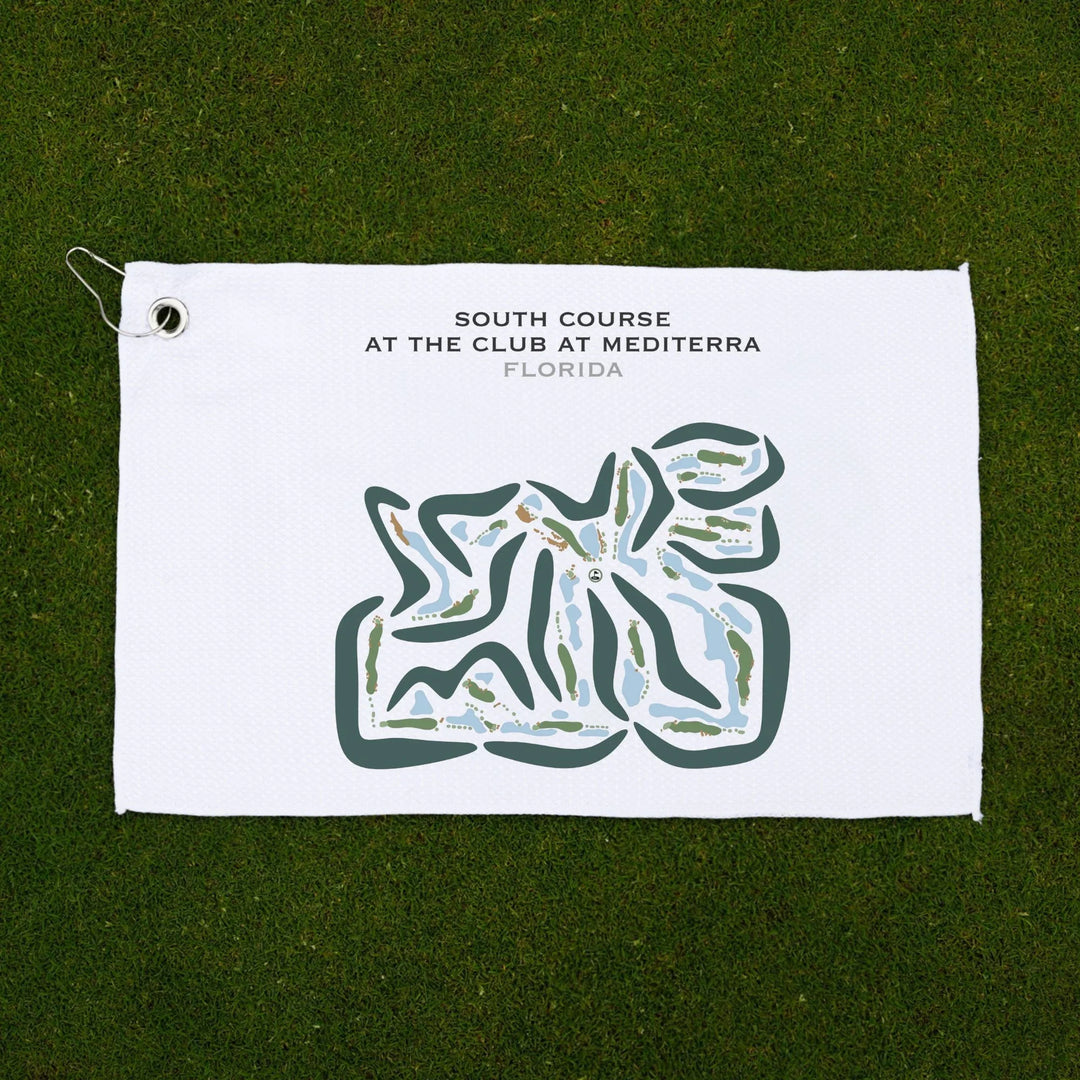 South Course at The Club at Mediterra, Florida - Printed Golf Courses