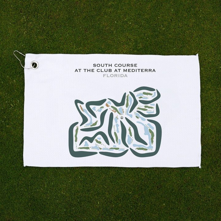 South Course at The Club at Mediterra, Florida - Printed Golf Courses