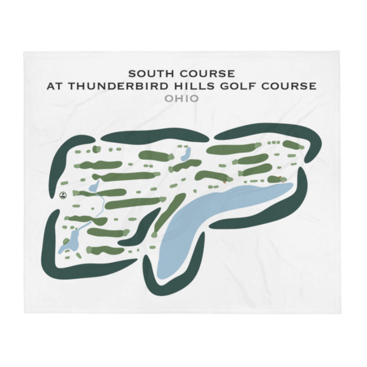 South Course at Thunderbird Hills Golf Course, Ohio - Printed Golf Courses