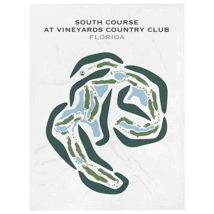 South Course at Vineyards Country Club, Florida - Printed Golf Courses