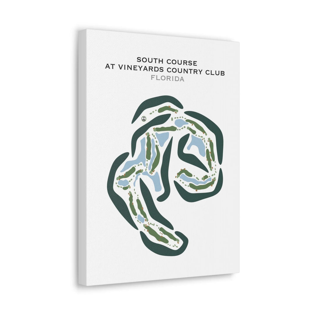 South Course at Vineyards Country Club, Florida - Printed Golf Courses