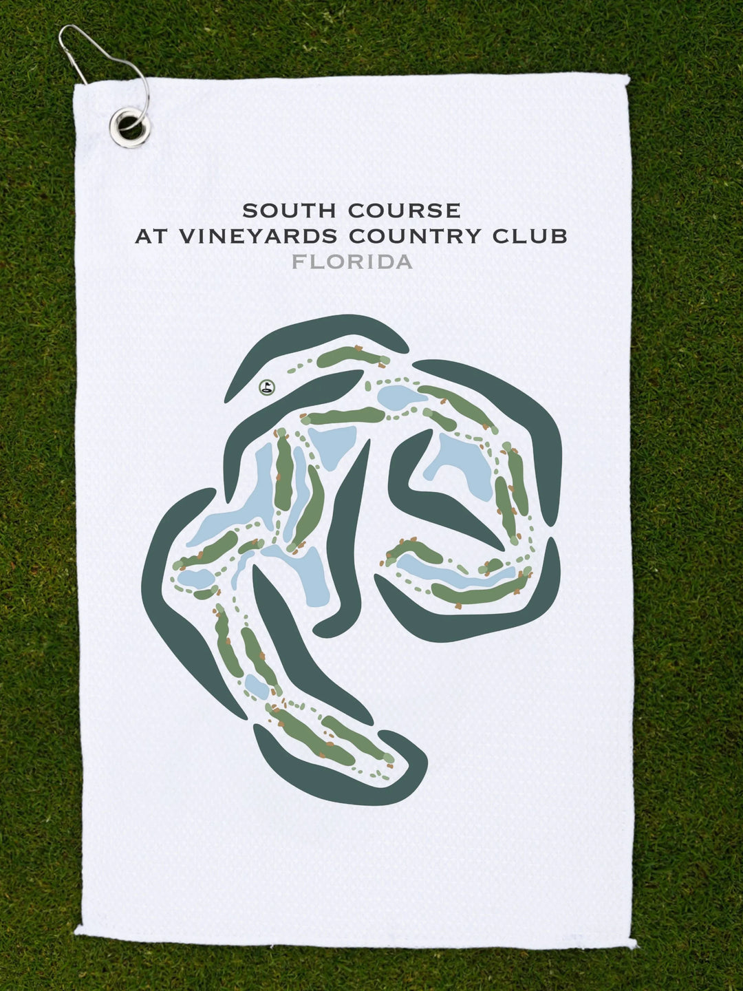 South Course at Vineyards Country Club, Florida - Printed Golf Courses