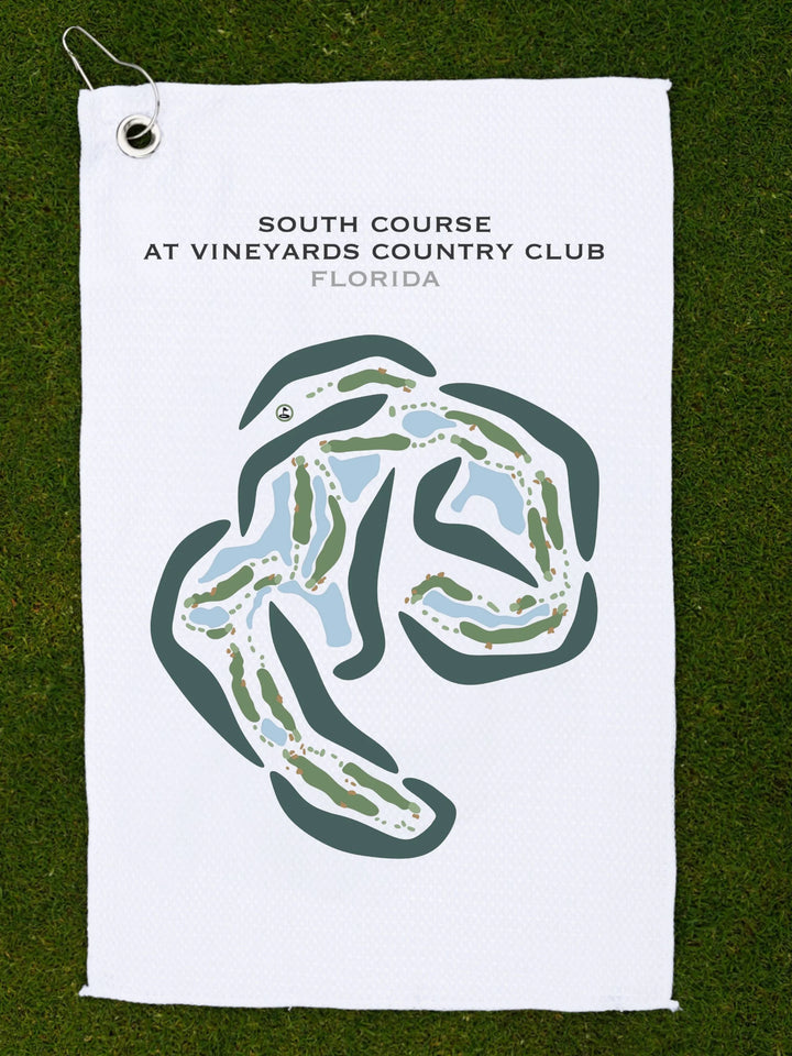 South Course at Vineyards Country Club, Florida - Printed Golf Courses