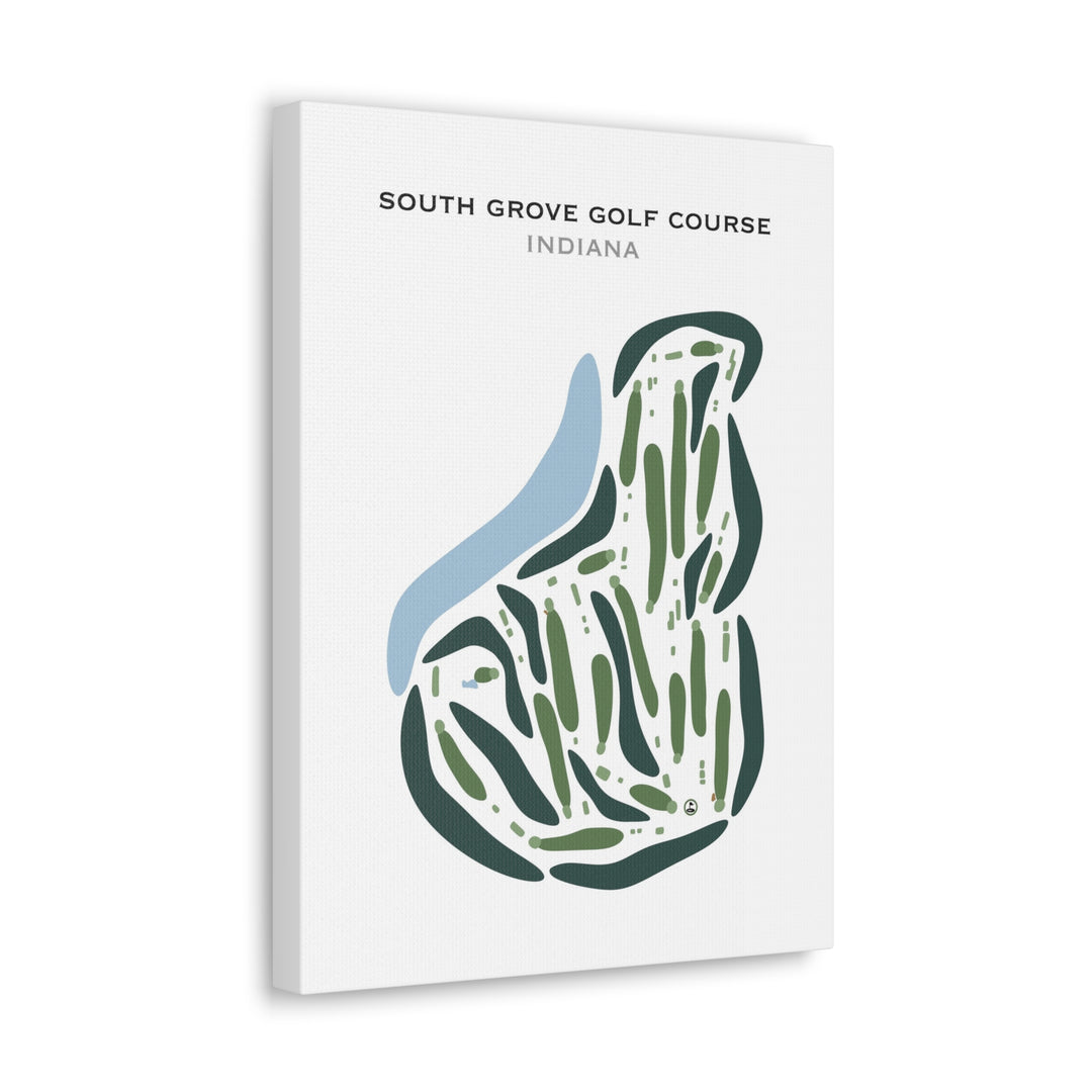 South Grove Golf Course, Indiana - Printed Golf Courses