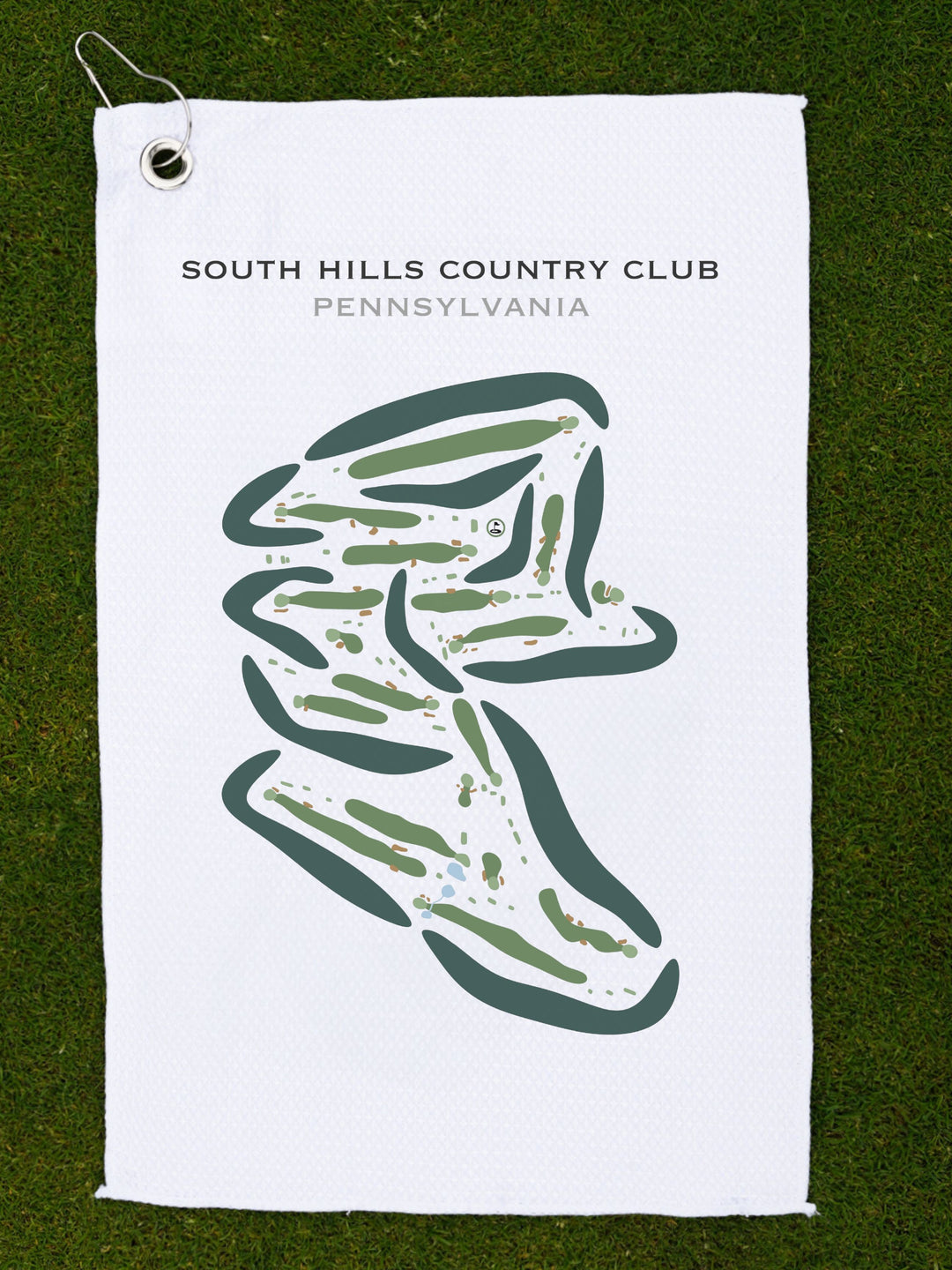South Hills Country Club, Pennsylvania - Printed Golf Course