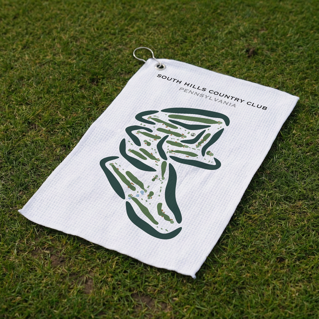 South Hills Country Club, Pennsylvania - Printed Golf Course