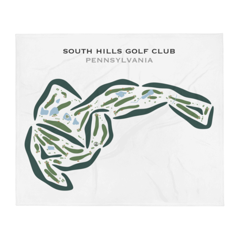 South Hills Golf Club, Pennsylvania - Printed Golf Courses