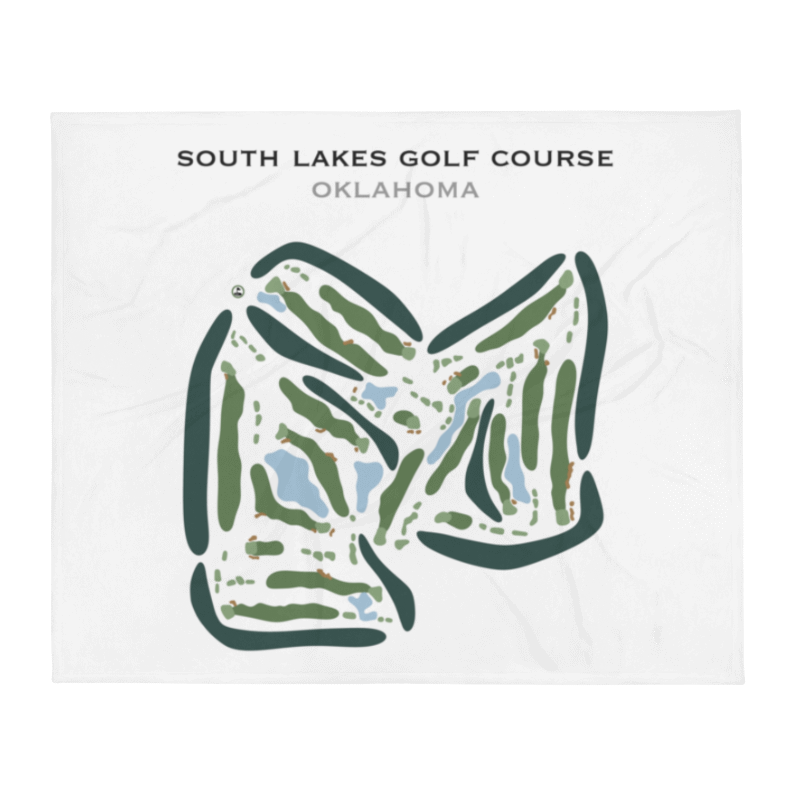 South Lakes Golf Course, Oklahoma - Printed Golf Courses