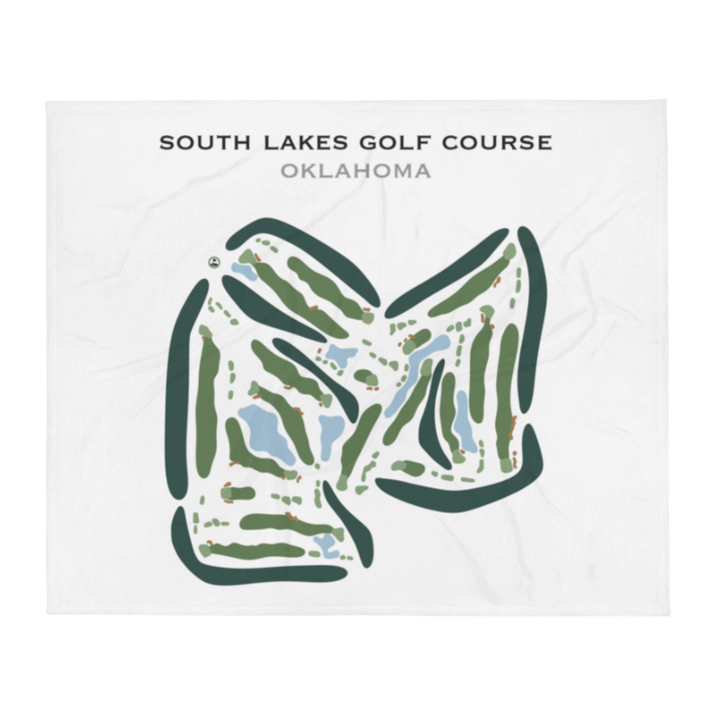South Lakes Golf Course, Oklahoma - Printed Golf Courses
