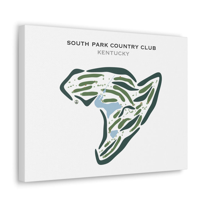 South Park Country Club, Kentucky - Printed Golf Courses