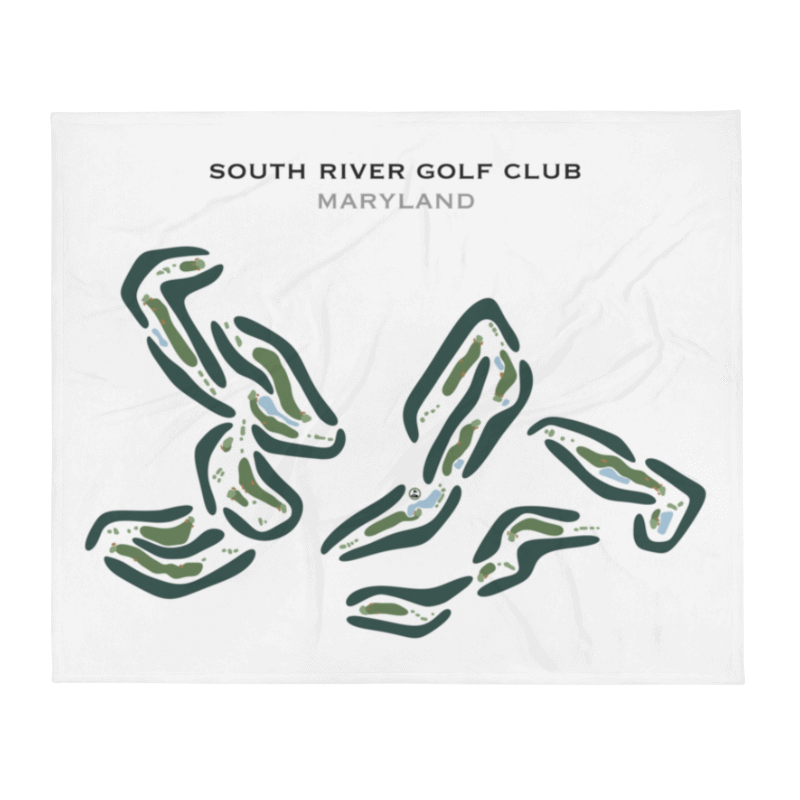 South River Golf Club, Maryland - Printed Golf Courses