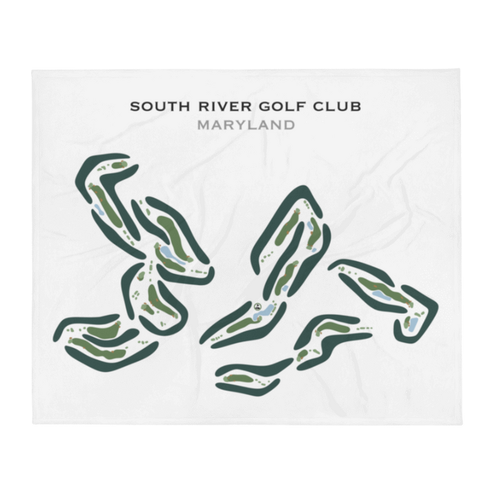 South River Golf Club, Maryland - Printed Golf Courses