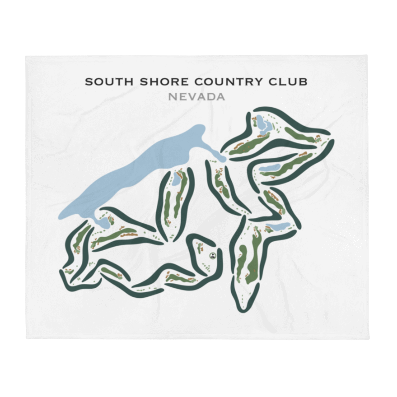 South Shore Country Club, Nevada - Printed Golf Courses