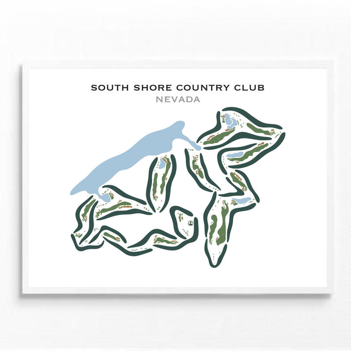 South Shore Country Club, Nevada - Printed Golf Courses