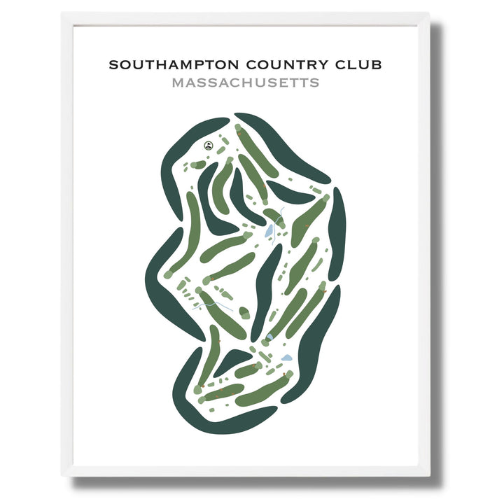Southampton Country Club, Massachusetts - Printed Golf Courses