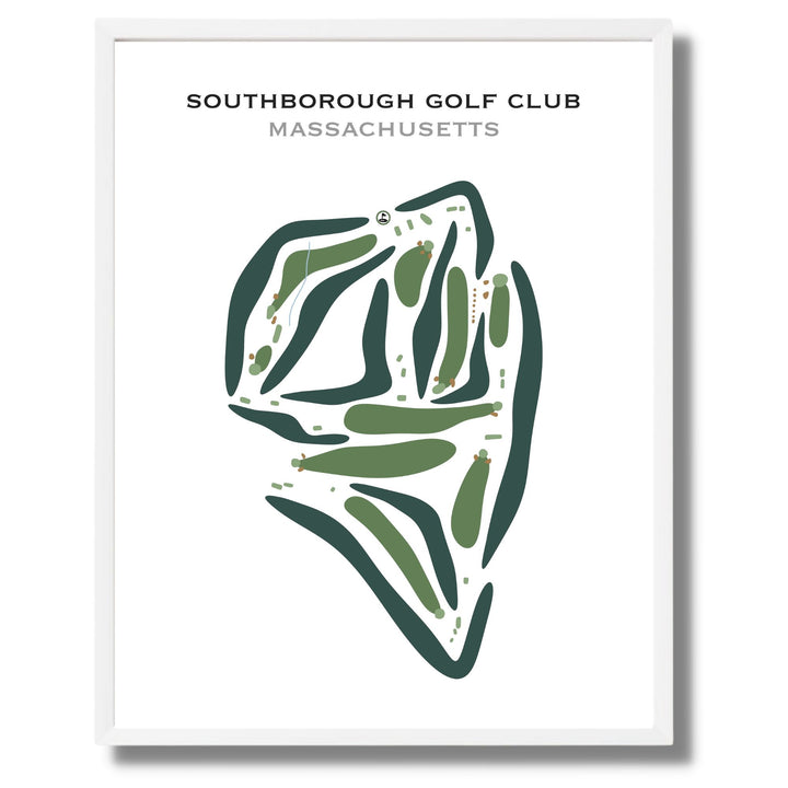 Southborough Golf Club, Massachusetts - Printed Golf Courses