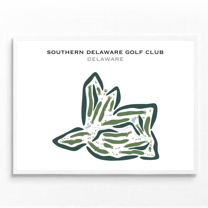 Southern Delaware Golf Club, Delaware - Printed Golf Courses