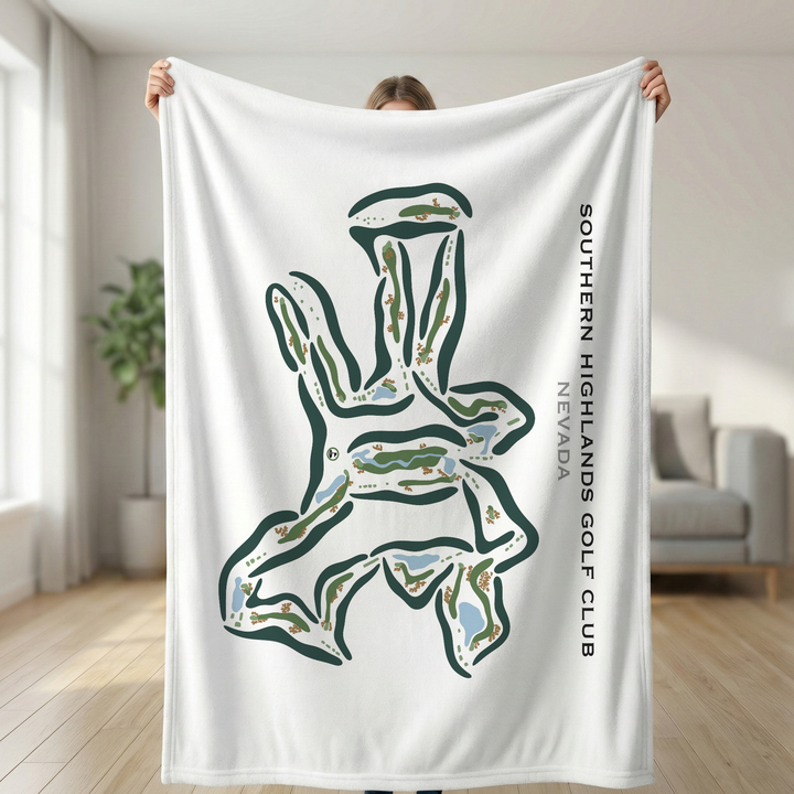 Southern Highlands Golf Club, Nevada - Printed Golf Courses