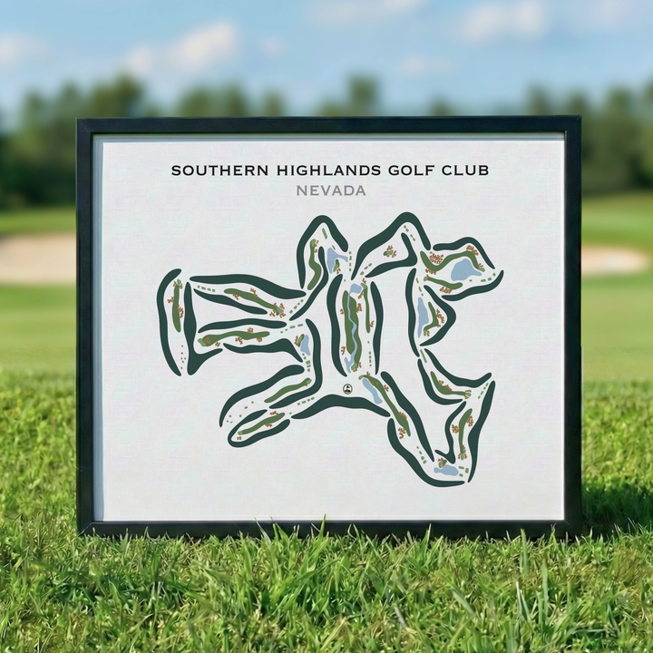 Southern Highlands Golf Club, Nevada - Printed Golf Courses