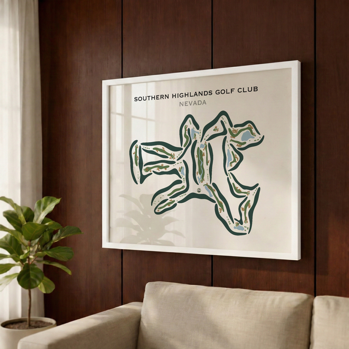 Southern Highlands Golf Club, Nevada - Printed Golf Courses