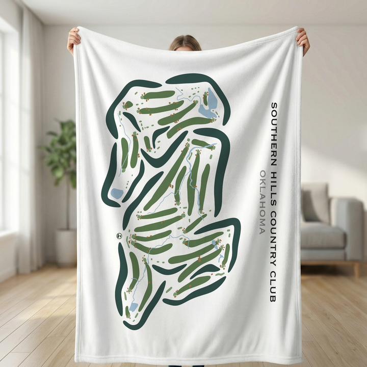 Southern Hills Country Club, Oklahoma - Printed Golf Courses