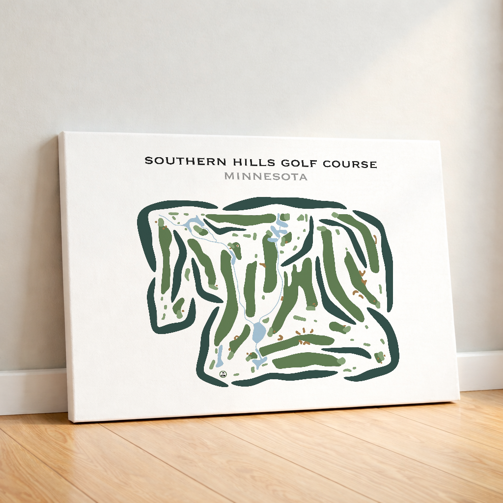 Southern Hills Golf Course, Minnesota - Printed Golf Courses