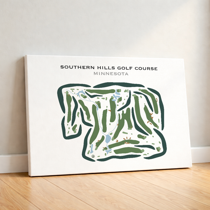 Southern Hills Golf Course, Minnesota - Printed Golf Courses