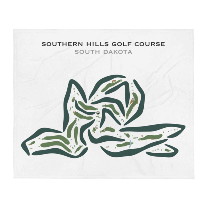 Southern Hills Golf Course, South Dakota - Printed Golf Courses