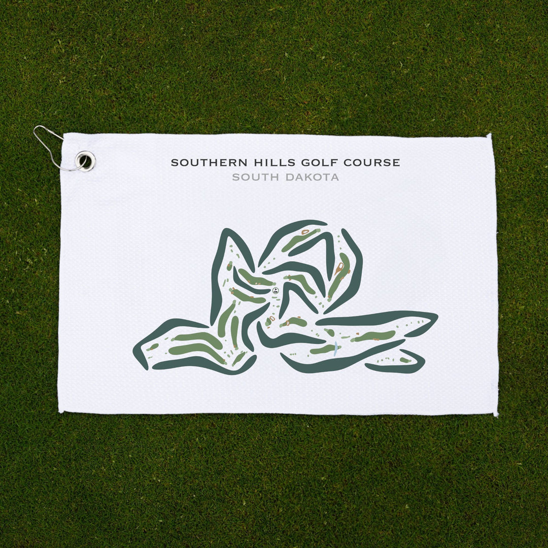 Southern Hills Golf Course, South Dakota - Printed Golf Courses